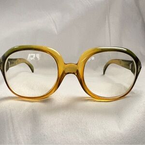 Vintage Christian Dior Eyeglasses | Oversized Olive Frames 70-80’s